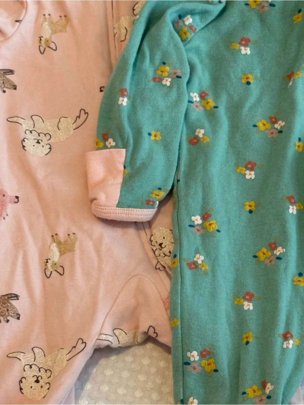 Bundle of Footie Printed Onesies - 3/6m